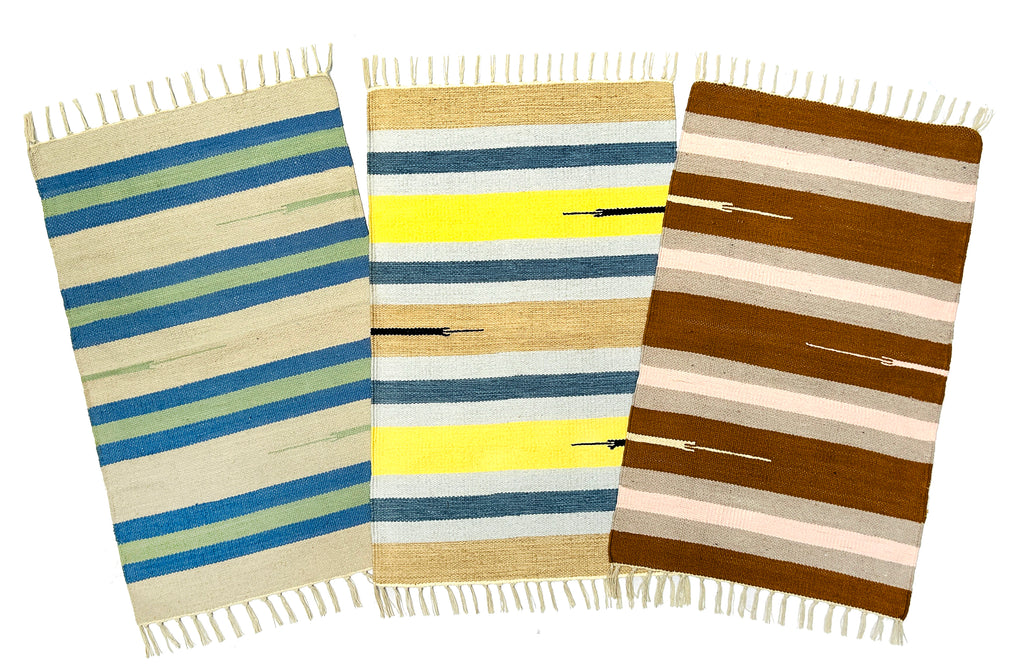 Small Utility Cotton Door Mat | 100% Cotton | 50 × 80 cm | Multiple Colour Options | Binding & Fringes | Everyday Home & Entrance Mat