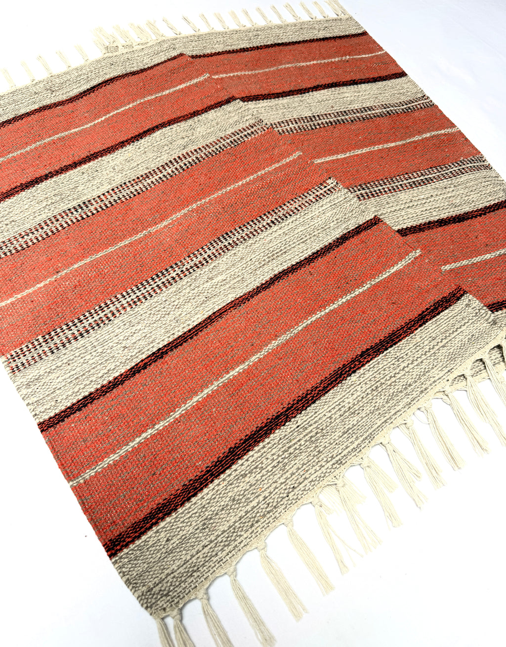 Evergreen Door Mat Combo | 2 Color Combination | Packed in 2 Combo sets - 2 & 4 | 100% Cotton, Side fringes