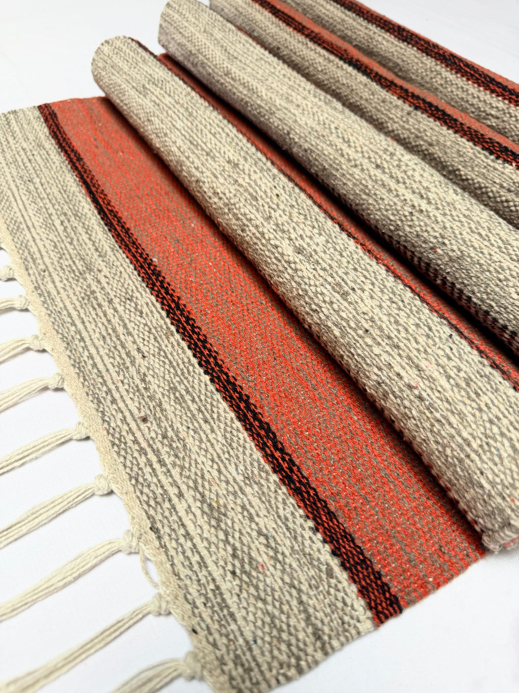 Evergreen Door Mat Combo | 2 Color Combination | Packed in 2 Combo sets - 2 & 4 | 100% Cotton, Side fringes