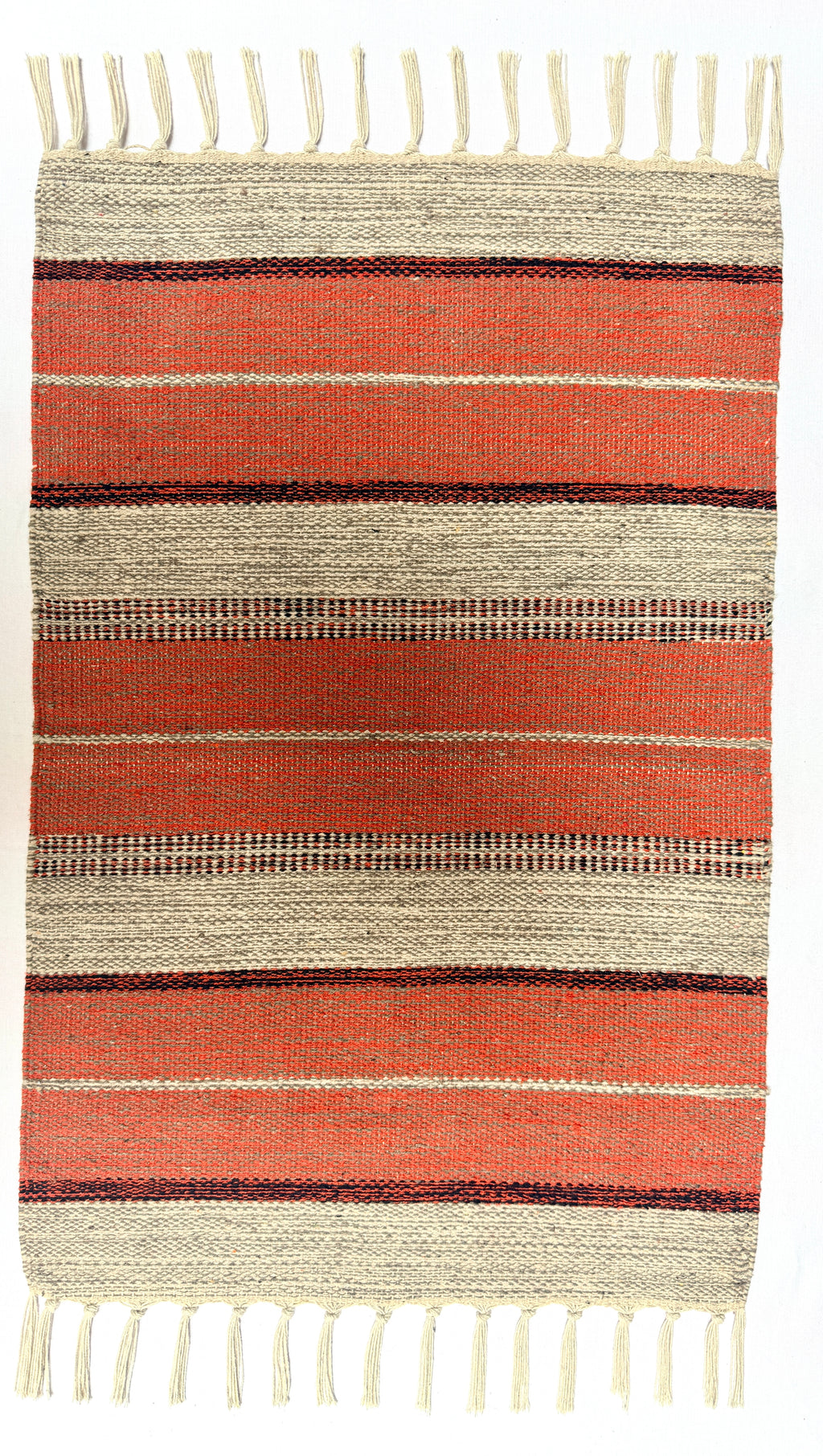 Evergreen Door Mat Combo | 2 Color Combination | Packed in 2 Combo sets - 2 & 4 | 100% Cotton, Side fringes