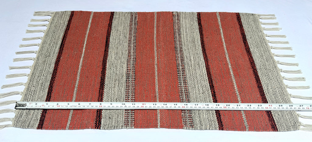 Evergreen Door Mat Combo | 2 Color Combination | Packed in 2 Combo sets - 2 & 4 | 100% Cotton, Side fringes