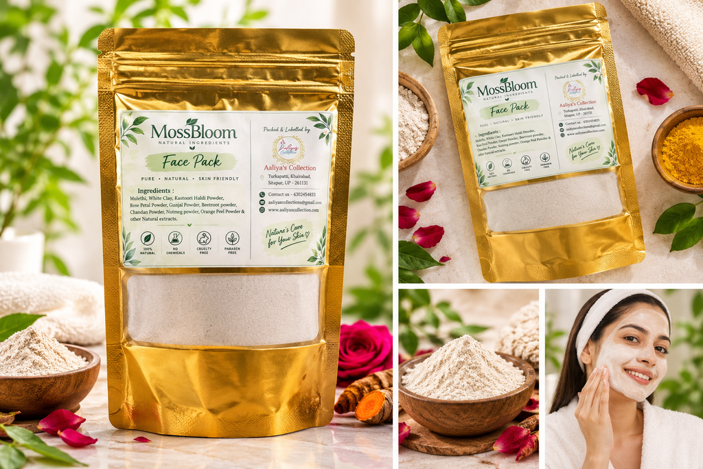 MossBloom All Natural FacePack From Aaliya's Vanity